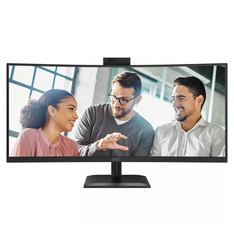 AOC E4 CU34E4CW computer monitor 86.4 cm (34 inch) 3440 x 1440 pixels UltraWide Quad HD LED Black