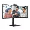 AOC E4 CU34E4CW computer monitor 86.4 cm (34 inch) 3440 x 1440 pixels UltraWide Quad HD LED Black
