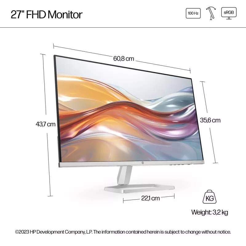 Monitor HP INC 94F44E9 24 inch LCD Display LED 1920x1080