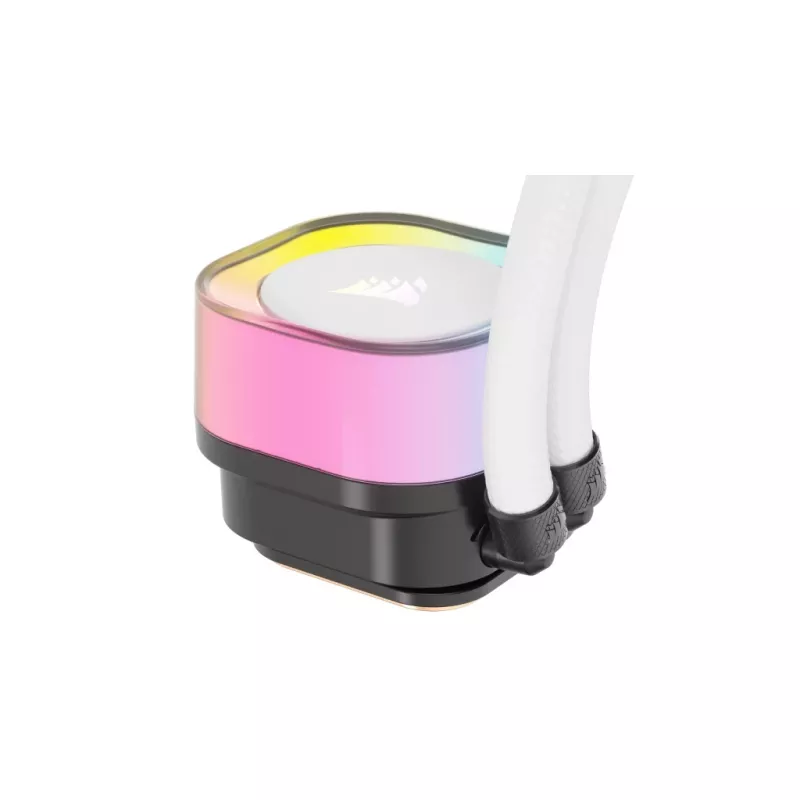CORSAIR CPU Cooler - Icue Link H100I RGB Aio Liquid Cooler - White