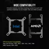 CORSAIR CPU Cooler - Icue Link H100I RGB Aio Liquid Cooler - White