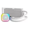 CORSAIR CPU Cooler - Icue Link H100I RGB Aio Liquid Cooler - White