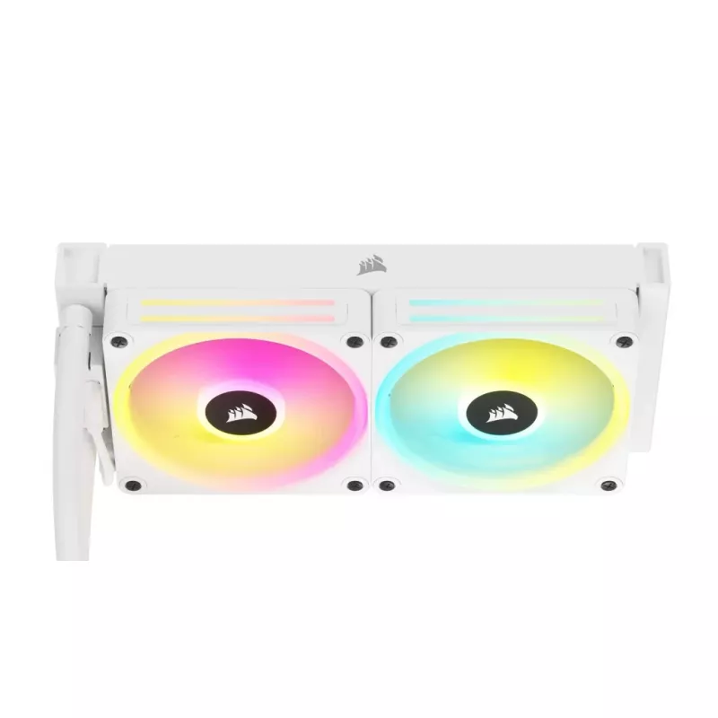CORSAIR CPU Cooler - Icue Link H100I RGB Aio Liquid Cooler - White