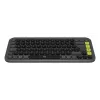 LOGITECH Wireless Keyboard - Pop Icon Keys - Graphite & Green Qwertz German