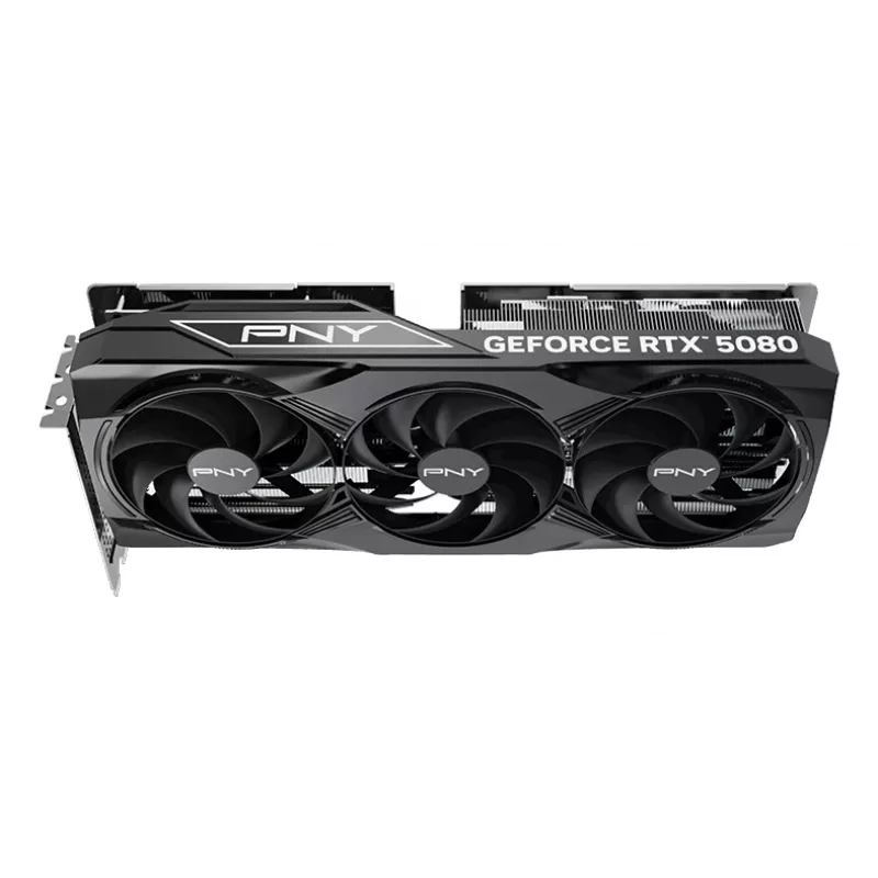 PNY GeForce RTX 5080 16GB Overclocked Triple Fan - 16GB GDDR7 - DisplayPort 2.1b / HDMI 2.1b
