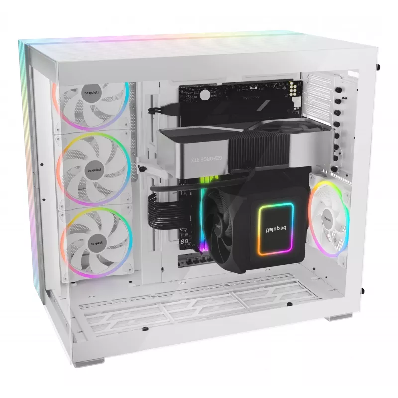 PC Case bequiet! LIGHT BASE 900 FX Full Tower White — Full Tower, XL-ATX, RGB fans, 49.5 cm GPU, 190 mm CPU cooler