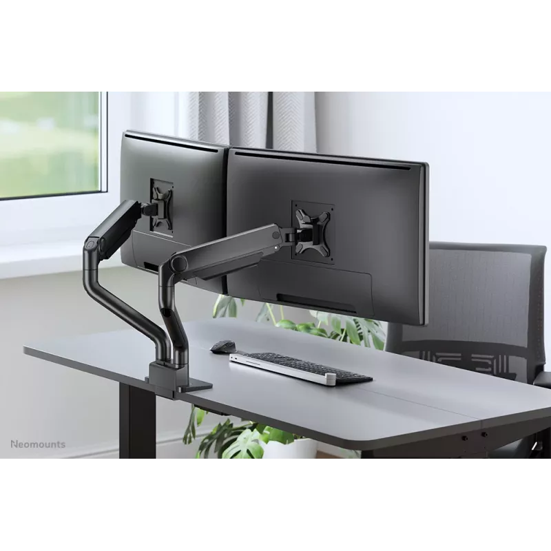 Neomounts DS70S-950BL2 Monitor arm 17-35 inch - gas spring - Topfix - 180°-stop