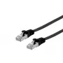 Network Cable Equip Cat.6A U/FTP Flat Patch Cable RJ-45 0.5m Black
