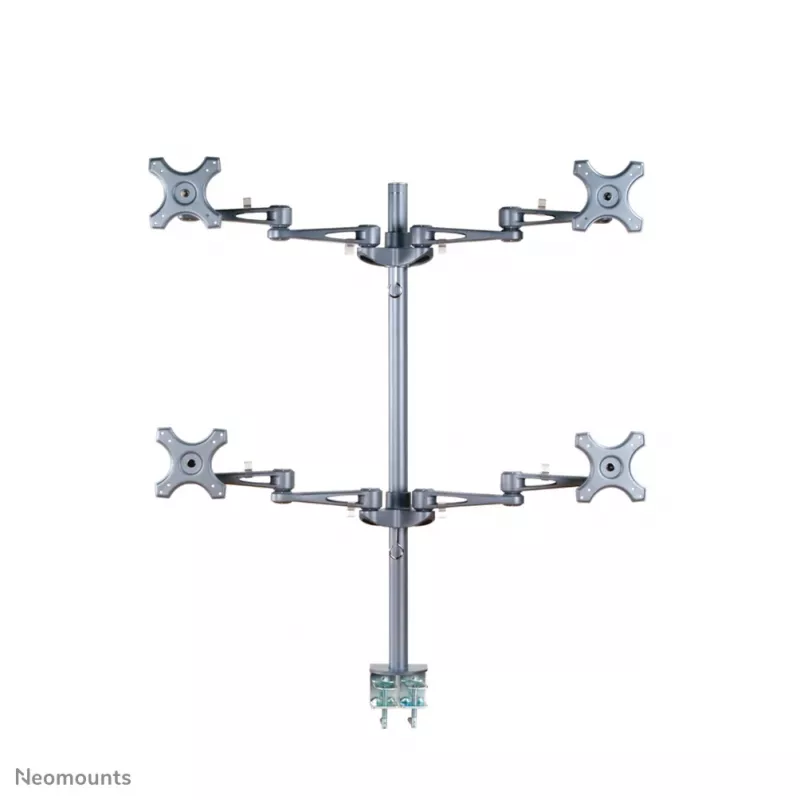 Neomounts FPMA-D935D4 Monitor arm 10-27 inch, Clamp, 6 kg, 25.4 cm (10 inch), 68.6 cm (27 inch), 100 x 100 mm, Silver