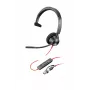 HP Poly Blackwire 3310 Monaural USB-C Headset +USB-C/A Adapter
