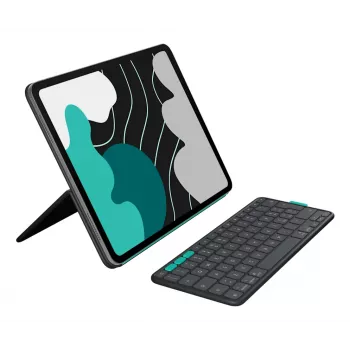 LOGITECH Flip Folio Graphite - iPad Pro 13-in (M4) iPad Air 13-in (M2 & M3) - Qwertz Deutsch