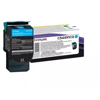 LEXMARK Toner Cartridge - 4k Pages - Cyan For C544/ X544 (0c544x1cg)