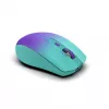 INCA Wireless Mouse Iwm-511rm - Rf Wireless + Bluetooth + USB Type-c - 1600dpi - 6buttons - Green Violet