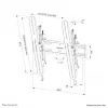 TV Wall Mount Neomounts WL35S-850BL14 Max Weight 50kg 32-75 inch