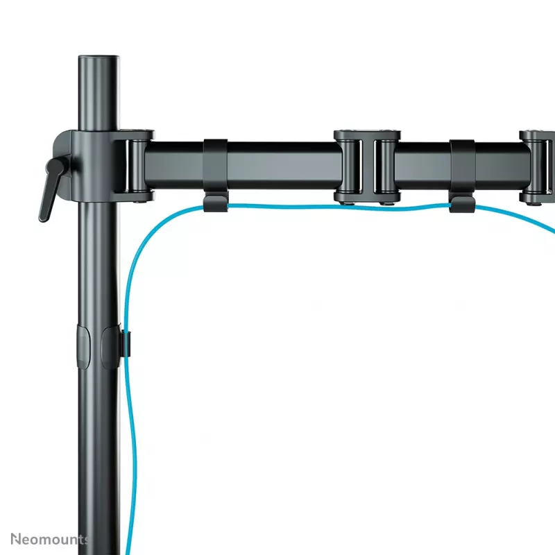Neomounts NM-D135BLACK Full-motion Monitor Desk Mount, Clamp/Grommet, 10-27 inch, 8 kg, VESA 75x75/100x100, Steel, Black