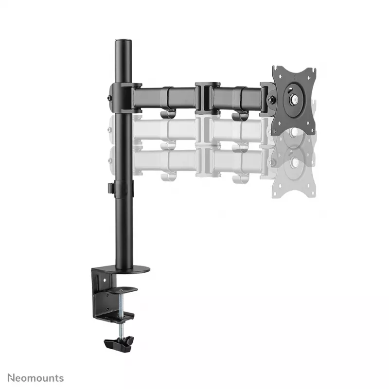 Neomounts NM-D135BLACK Full-motion Monitor Desk Mount, Clamp/Grommet, 10-27 inch, 8 kg, VESA 75x75/100x100, Steel, Black