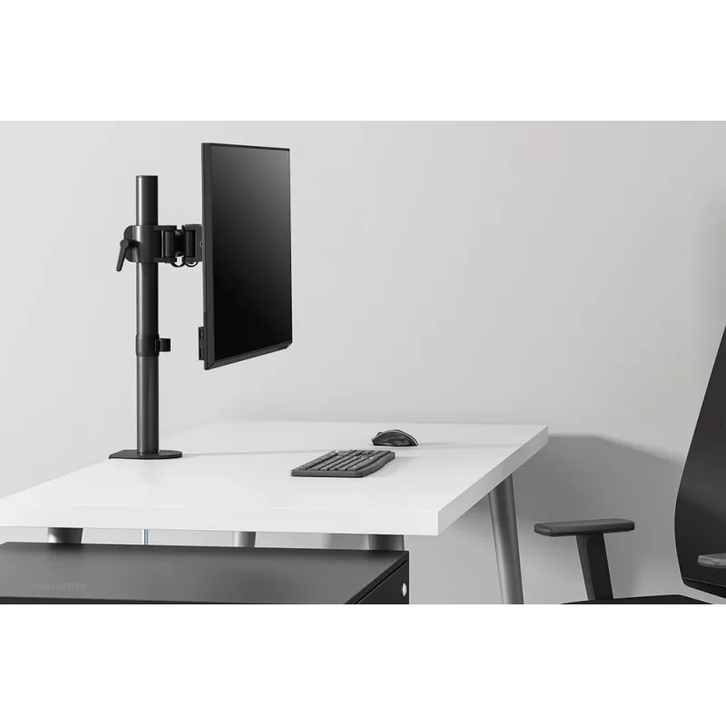 Neomounts NM-D135BLACK Full-motion Monitor Desk Mount, Clamp/Grommet, 10-27 inch, 8 kg, VESA 75x75/100x100, Steel, Black