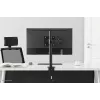 Neomounts NM-D135BLACK Full-motion Monitor Desk Mount, Clamp/Grommet, 10-27 inch, 8 kg, VESA 75x75/100x100, Steel, Black
