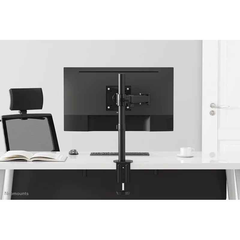 Neomounts NM-D135BLACK Full-motion Monitor Desk Mount, Clamp/Grommet, 10-27 inch, 8 kg, VESA 75x75/100x100, Steel, Black