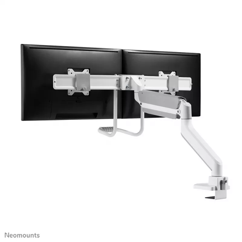 Neomounts DS75-450WH2 Monitor arm 17-32 inch - gas spring - Topfix - 180°-stop