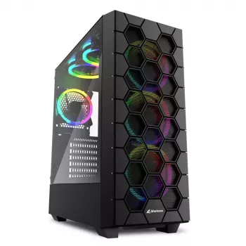 PC Case Sharkoon RGB HEX Desktop Black
