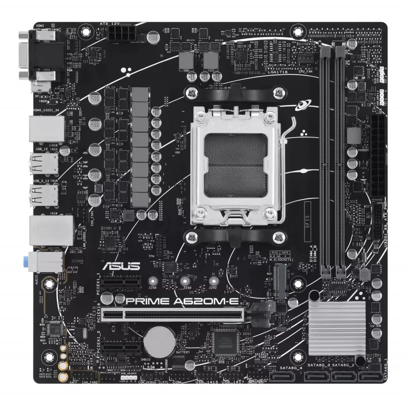 Motherboard ASUS PRIME A620M-E-CSM AMD A620 Socket AM5 micro ATX