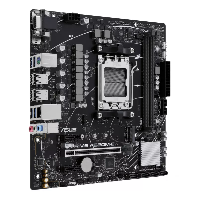 Motherboard ASUS PRIME A620M-E-CSM AMD A620 Socket AM5 micro ATX