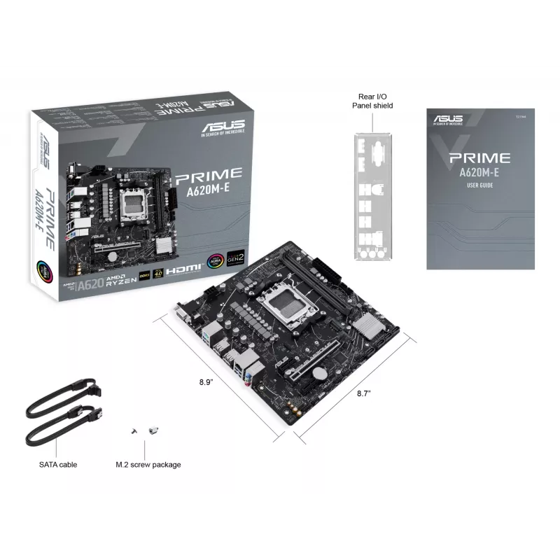 Motherboard ASUS PRIME A620M-E-CSM AMD A620 Socket AM5 micro ATX