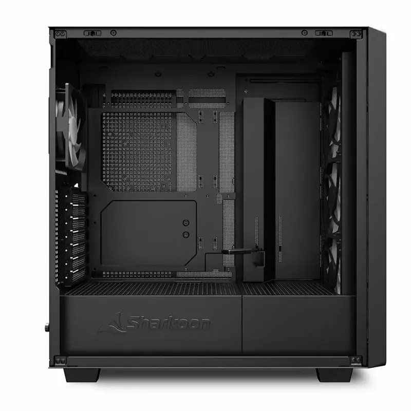 PC Case Sharkoon REBEL C70M RGB Full Tower Black, Wood