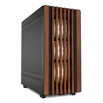 PC Case Sharkoon REBEL C70M RGB Full Tower Black, Wood