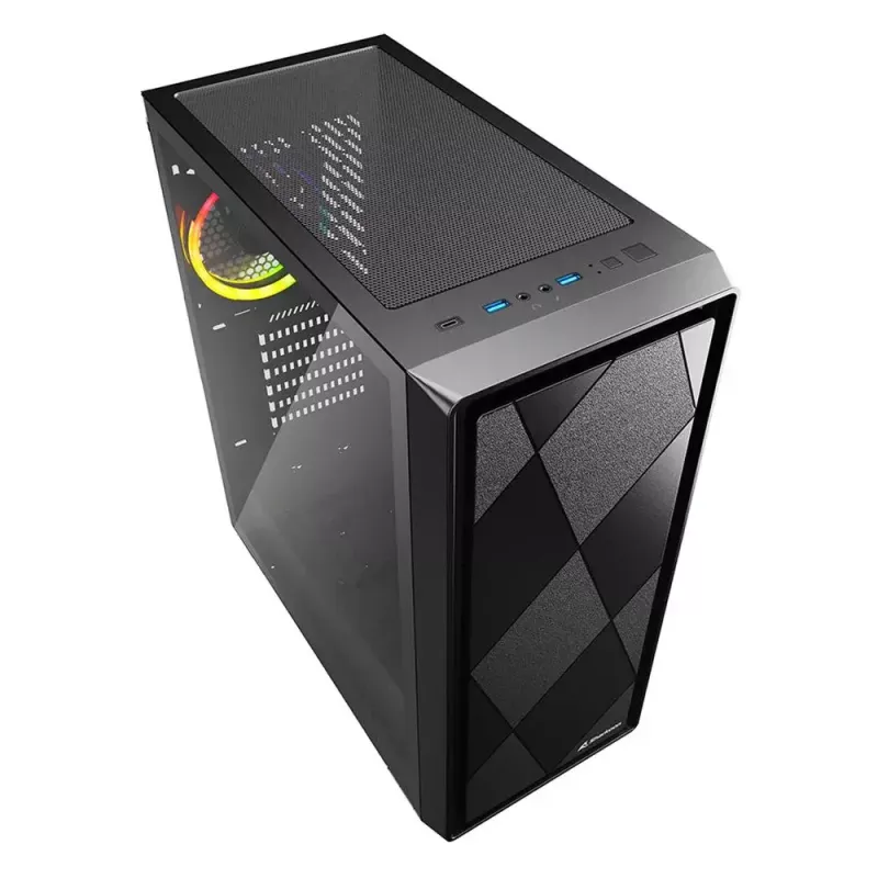 PC Case Sharkoon VS8 RGB Midi Tower Black