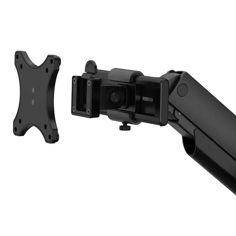 Neomounts DS65S-950BL2 Monitor arm 24-34 inch - gas spring - Topfix - multi-adjustable - 180°-stop