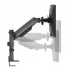 Neomounts DS65S-950BL2 Monitor arm 24-34 inch - gas spring - Topfix - multi-adjustable - 180°-stop