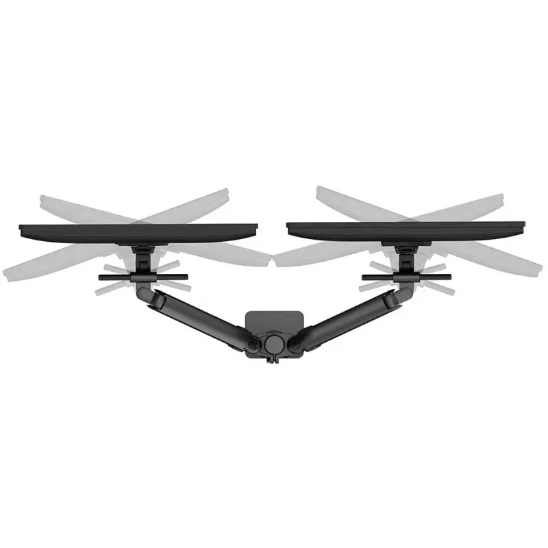 Neomounts DS65S-950BL2 Monitor arm 24-34 inch - gas spring - Topfix - multi-adjustable - 180°-stop