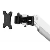 Neomounts DS65S-950WH2 Monitor arm 24-34 inch - gas spring - Topfix - multi-adjustable - 180°-stop