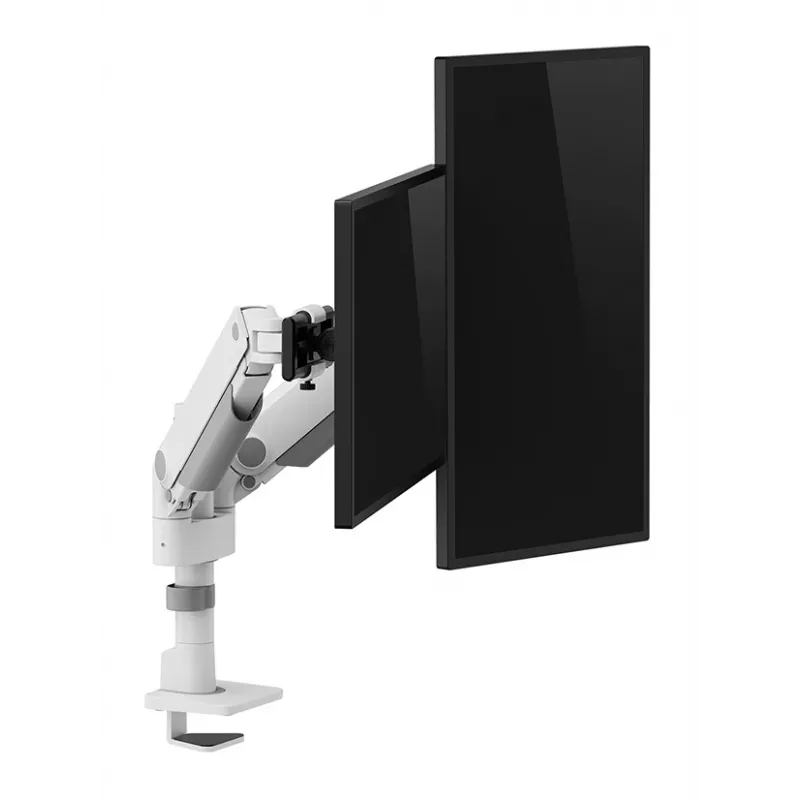 Neomounts DS65S-950WH2 Monitor arm 24-34 inch - gas spring - Topfix - multi-adjustable - 180°-stop