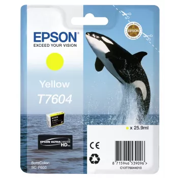 Ink Cartridge Epson T7604 Yellow