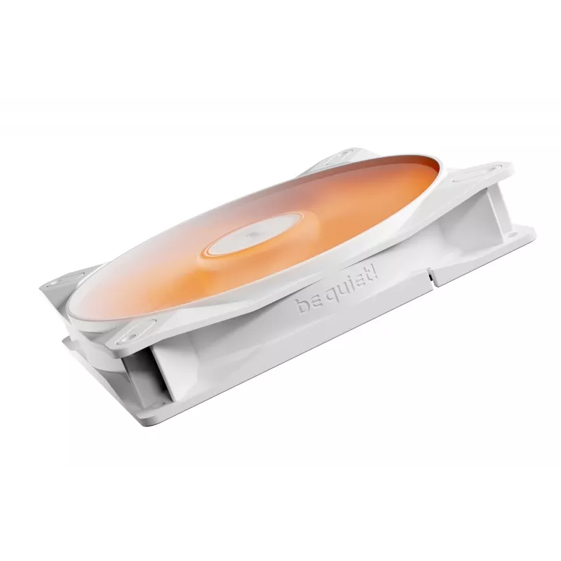 bequiet! LIGHT WINGS LX 140mm PWM 3-Pack White — 140×25 mm fans, 1200 RPM, 95 m³/h, RGB LEDs