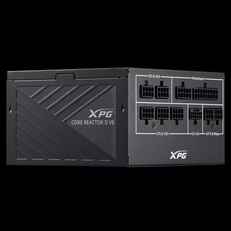XPG COREREACTOR II VE 750W Power Supply, 750 W, 100 - 240 V, 47 - 63 Hz, 10 A, 20 A, 62.5 A