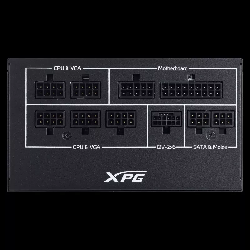 XPG COREREACTOR II VE 750W Power Supply, 750 W, 100 - 240 V, 47 - 63 Hz, 10 A, 20 A, 62.5 A