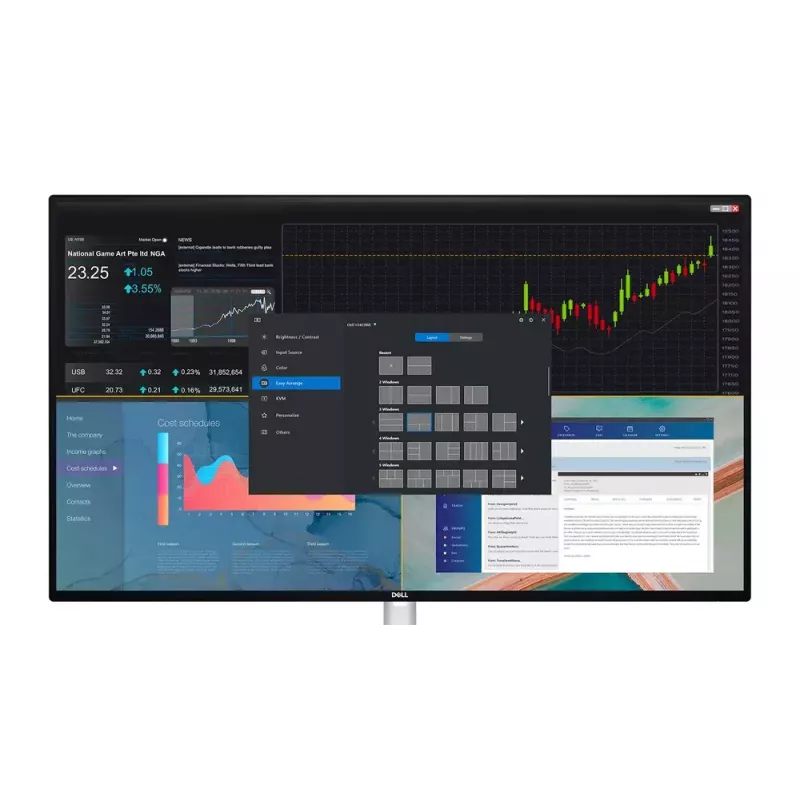 Monitor DELL UltraSharp U3423WE 34.1 inch UltraWide Quad HD LCD 3440 x 1440