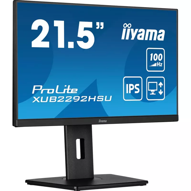 iiyama ProLite XUB2292HSU-B6 computer monitor 54.6 cm (21.5 inch) 1920 x 1080 pixels Full HD LED Black