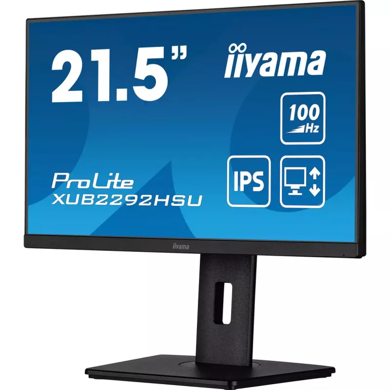 iiyama ProLite XUB2292HSU-B6 computer monitor 54.6 cm (21.5 inch) 1920 x 1080 pixels Full HD LED Black