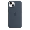 APPLE iPhone 14 - Silicone Case With Magsafe - Storm Blue