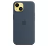 APPLE iPhone 14 - Silicone Case With Magsafe - Storm Blue