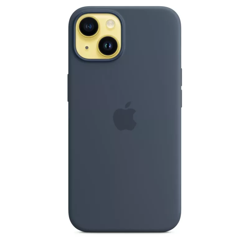 APPLE iPhone 14 - Silicone Case With Magsafe - Storm Blue