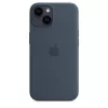 APPLE iPhone 14 - Silicone Case With Magsafe - Storm Blue