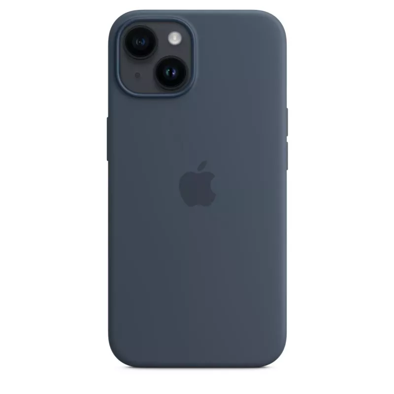APPLE iPhone 14 - Silicone Case With Magsafe - Storm Blue