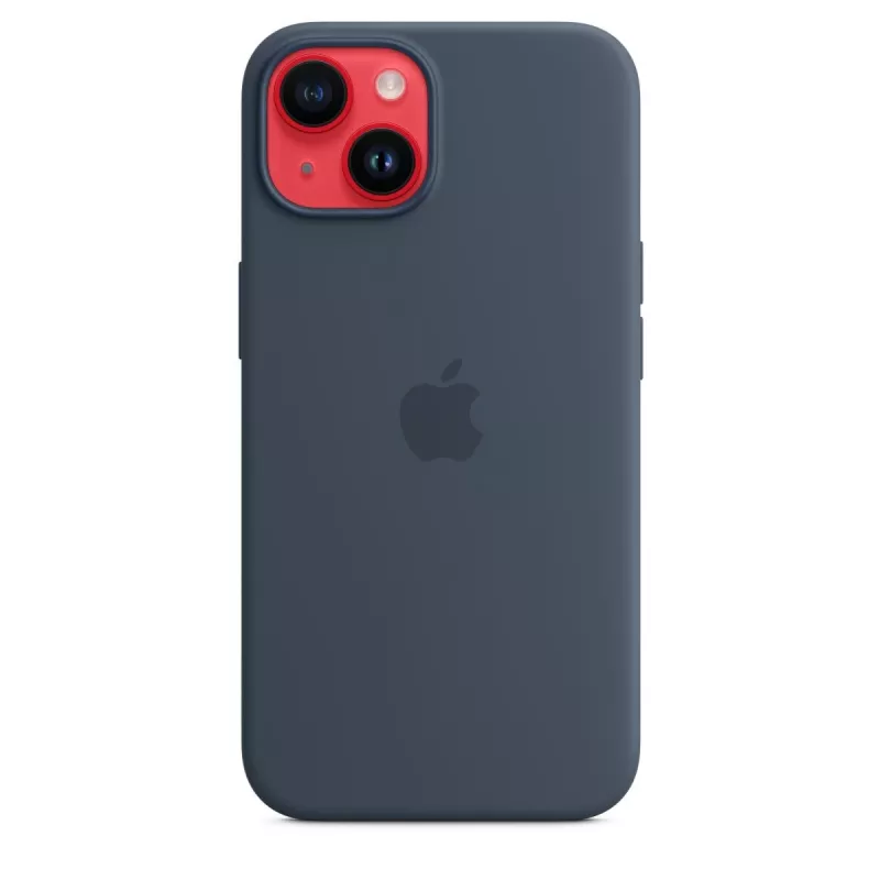 APPLE iPhone 14 - Silicone Case With Magsafe - Storm Blue