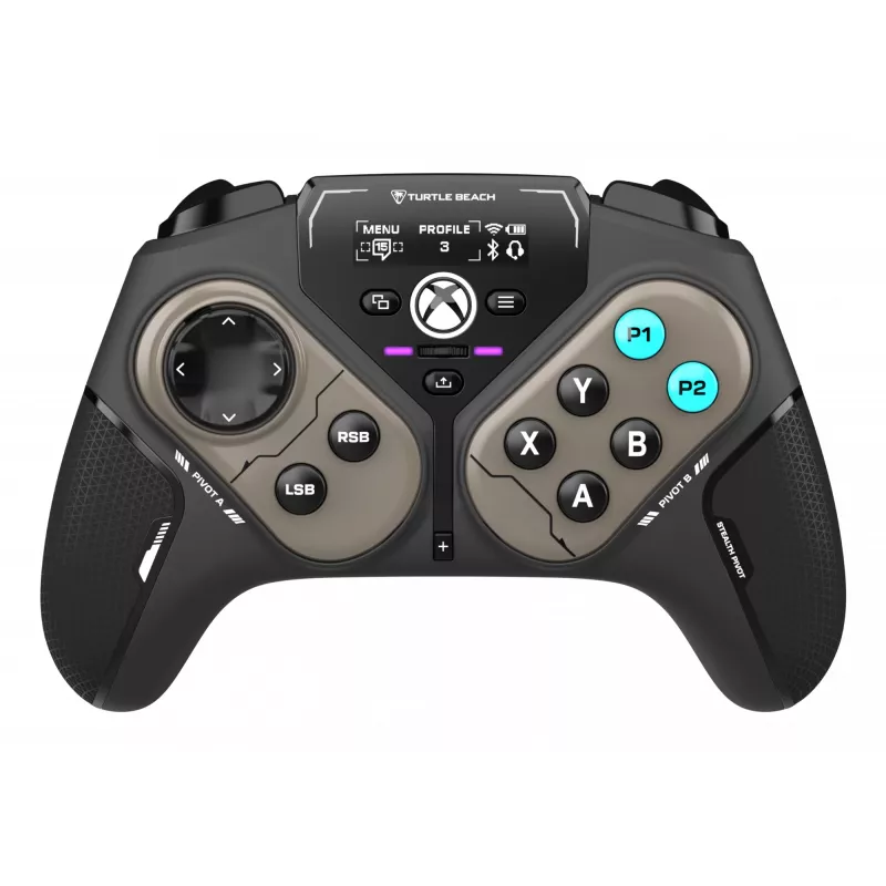 Turtle Beach Stealth Pivot Wireless Smart Game Controller with Rotating Modules, Display Dashboard, Hall-Effect Sticks, Remappable Buttons for Windows PC, Xbox Series X or S and Xbox One